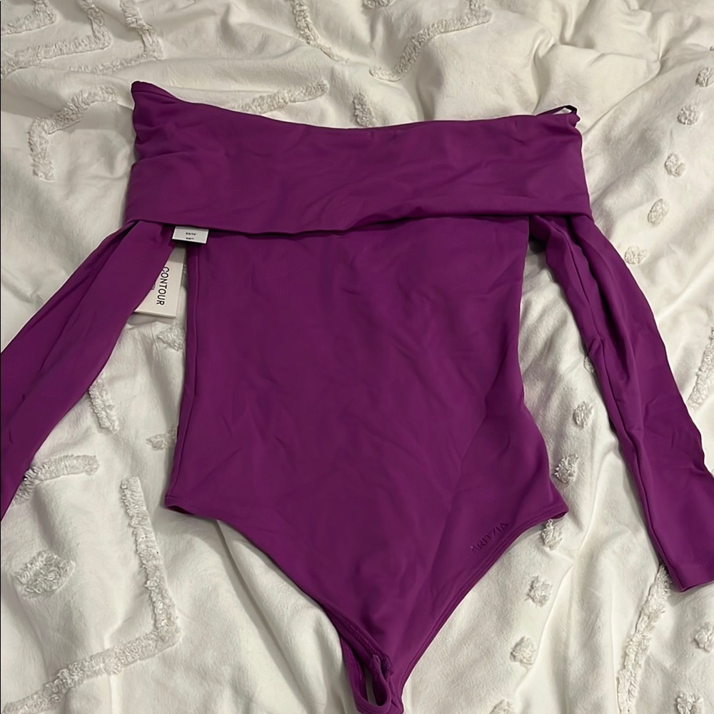 Aritzia Contour purple Bodysuit